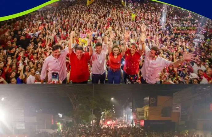 Lula Cabral reúne multidão no lançamento da pré-candidatura de Batista Cabral